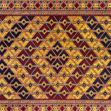 Chobi Chevron Diamond Geometric Mat