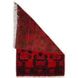 Carmine Pixelated Geometric Mat