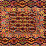 Belgic Traditional Terracotta Geometric Bordered Mat