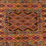 Belgic Vintage Red All-Over Patterned Medallion Mat
