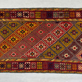Nomadic Tribal Geometric Diamond Pattern Mat