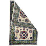 Sage-Bordered Botanical Living Rug