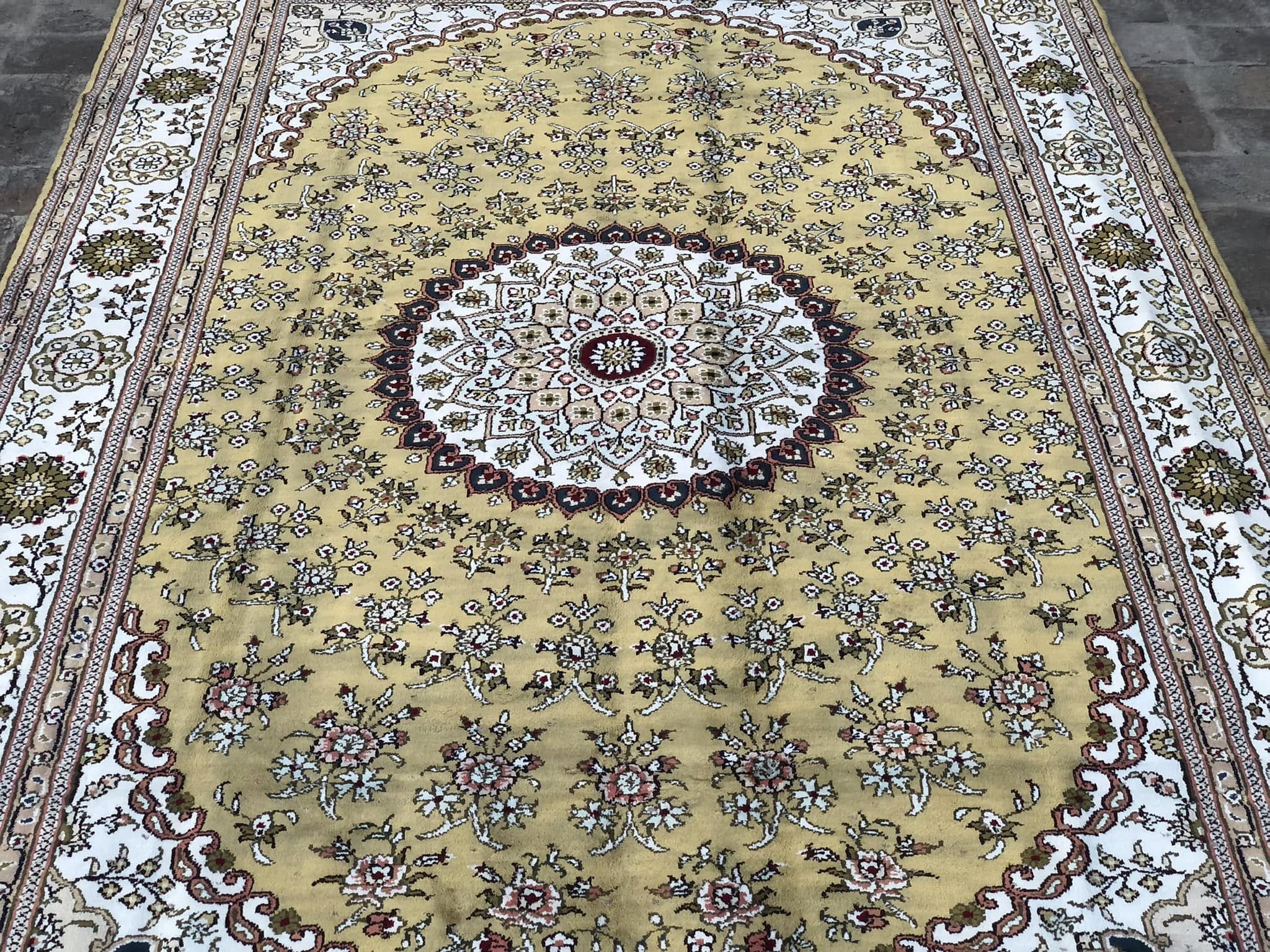 Saffron Sunburst Area Rug