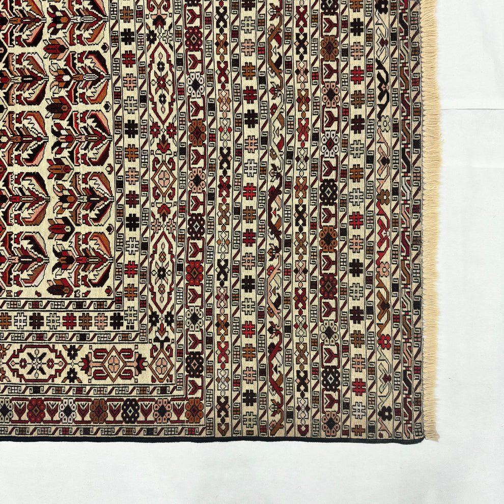 Muted Earth-Tone Kilim
