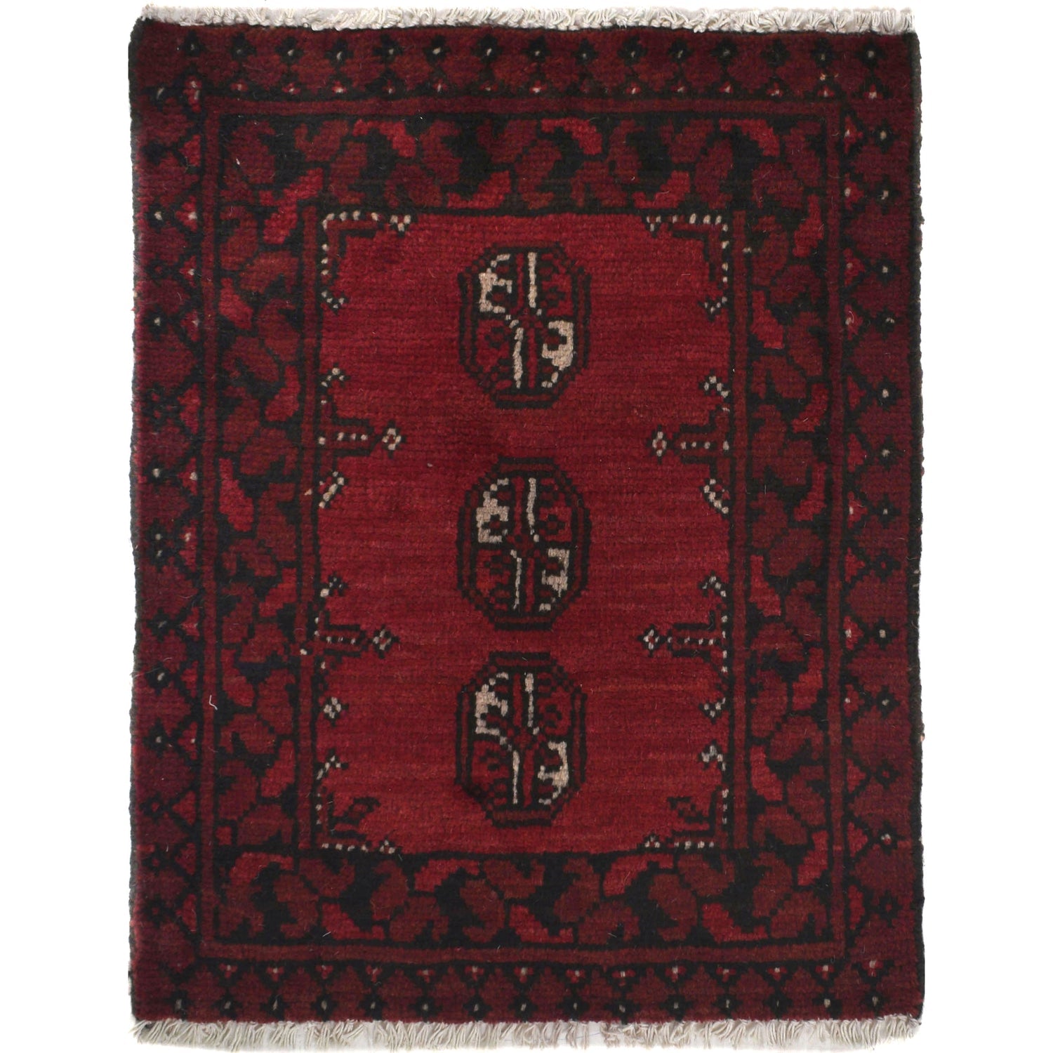 Crimson Medallion Doormat