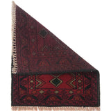 Burgundy Diamond-Core Floorcloth
