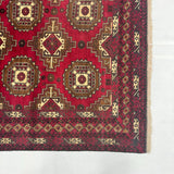 Baluchi Aqsi Handmade Crimson Medallion Mat