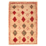 Cream Chevron Mosaic Rug