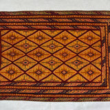 Ochre Yellow Geometric Lattice Mat