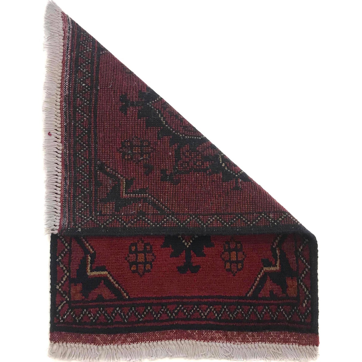 Curvilinear Dark Medallion Rug