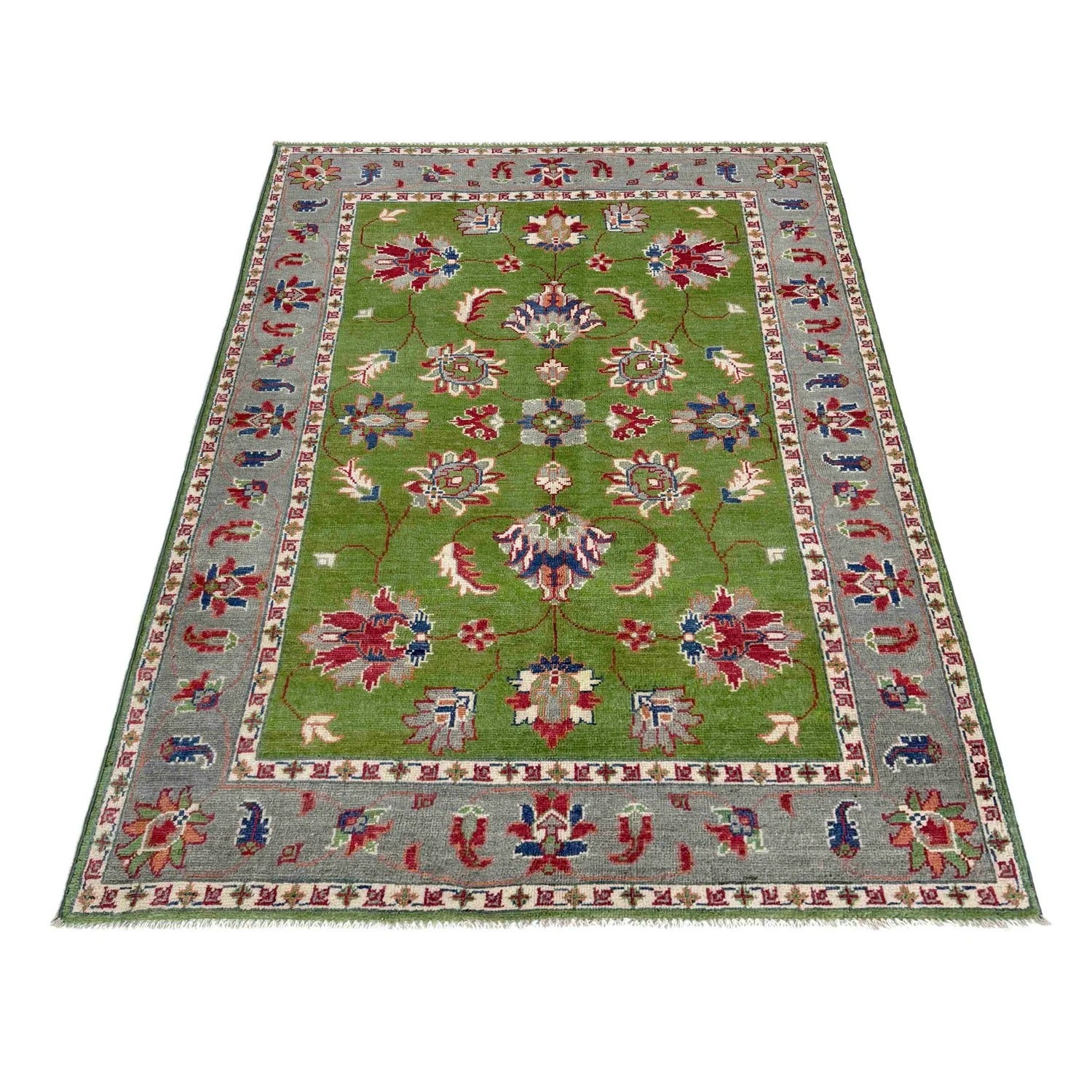 Antique Persian Sultanabad Floral Area Rug