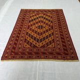 Chobi Chevron Diamond Geometric Mat