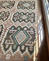 Brown Tribal Flatweave Kilim
