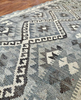 Striped Diamond Medallion Kilim