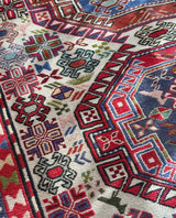 Persian Shiraz Tribal Medallion Kilim