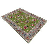 Antique Persian Sultanabad Floral Area Rug