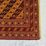 Chobi Chevron Diamond Geometric Mat