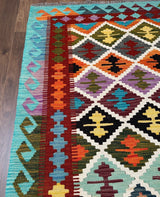 Harlequin Diamond Grid Kilim