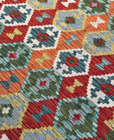 Kazak Diamond Medallion Kilim