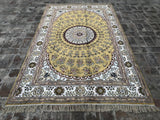 Saffron Sunburst Area Rug