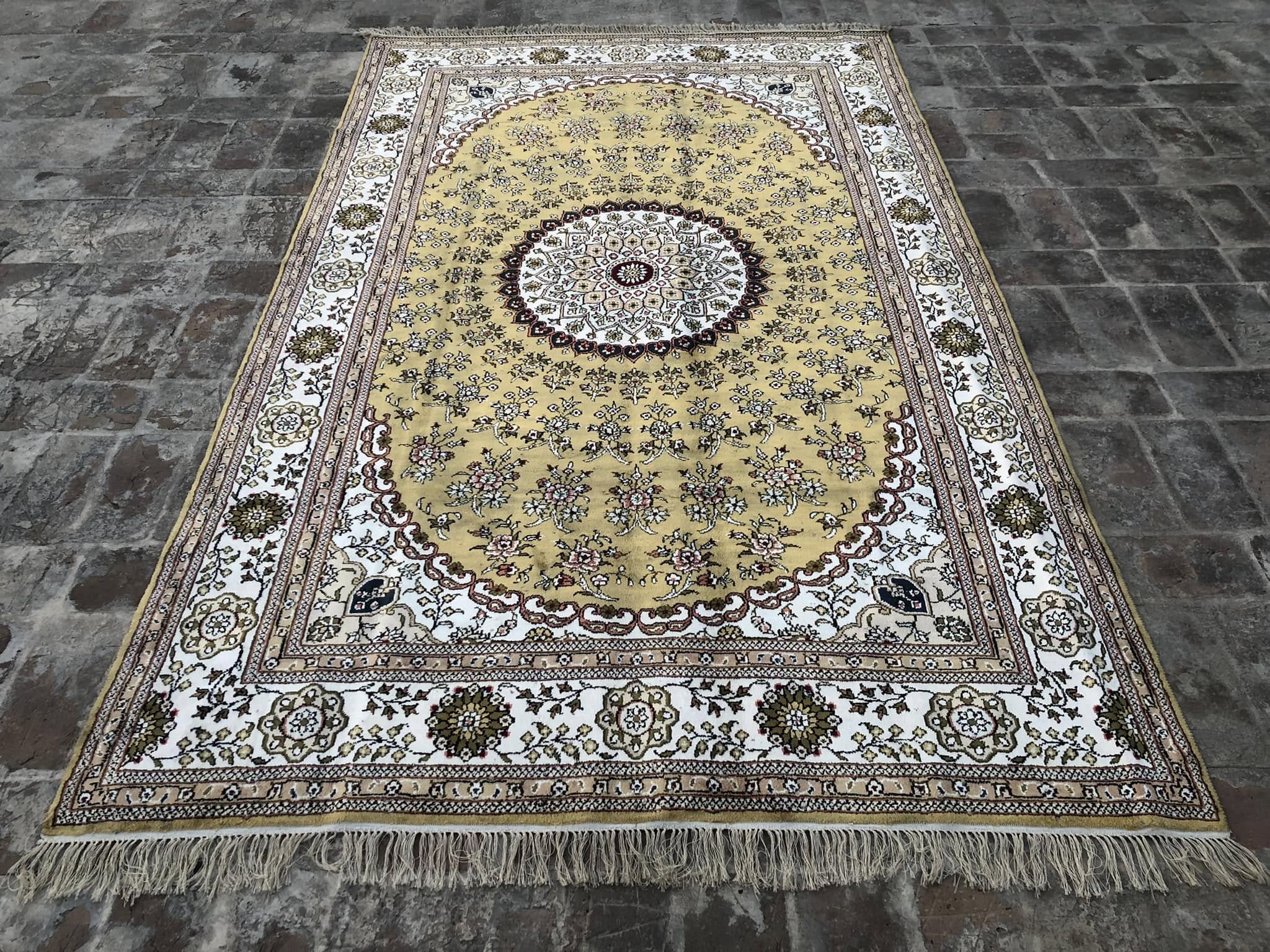 Saffron Sunburst Area Rug