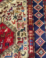 Persian Shiraz Zoomorphic Kilim