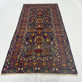 Vintage Multicolored Mosaic Geometric Runner Mat