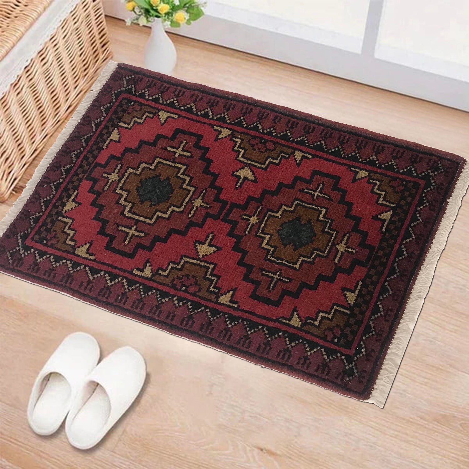 Hourglass Chevron Foyer Mat