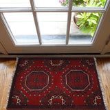 Mahogany Shield Threshold Carpet