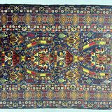 Vintage Multicolored Mosaic Geometric Runner Mat