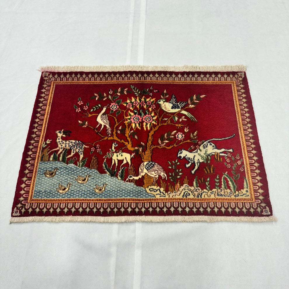 Scarlet Meadow Pictorial Wall Decor