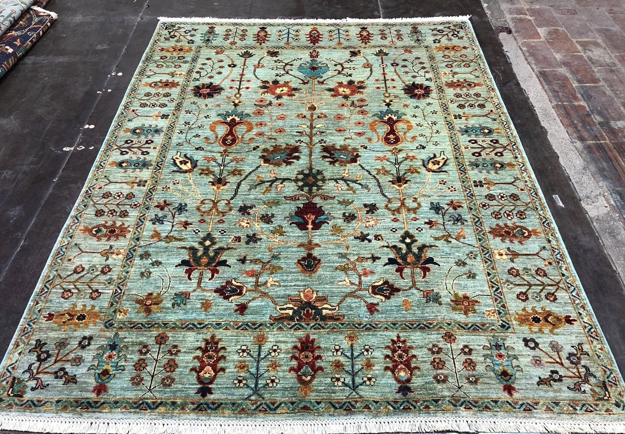 Mint Blossom Vintage Mat