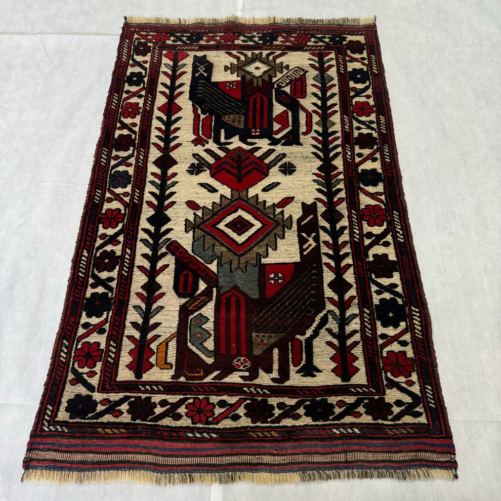Gul-i-Kashgari Handmade Afghan Wool Rug