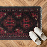 Crimson Diamond Welcome Mat