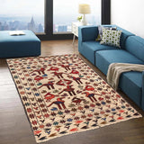 Pictorial Zoomorphic Animal Kilim