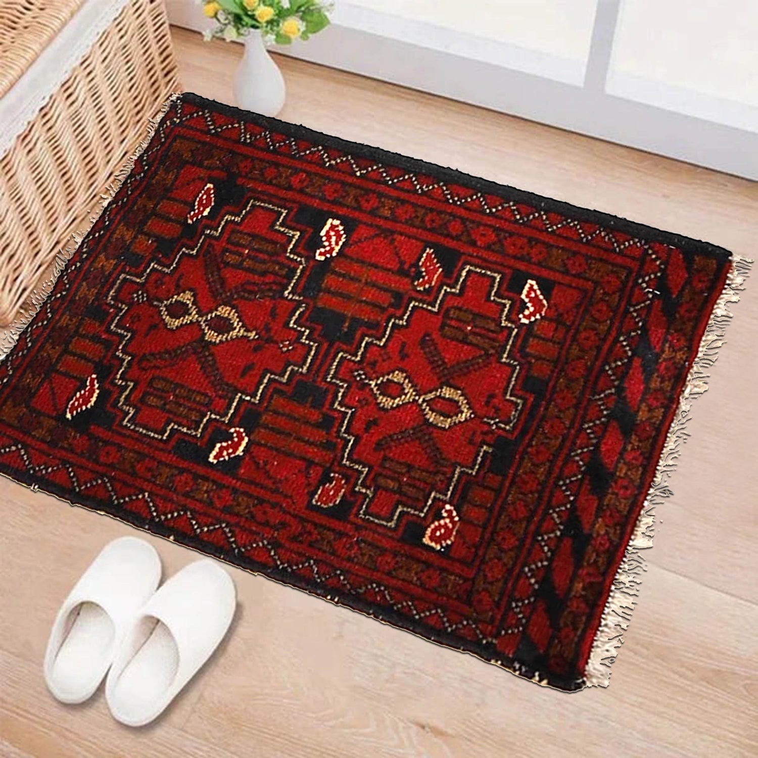 Ruby Tribal Accent Rug