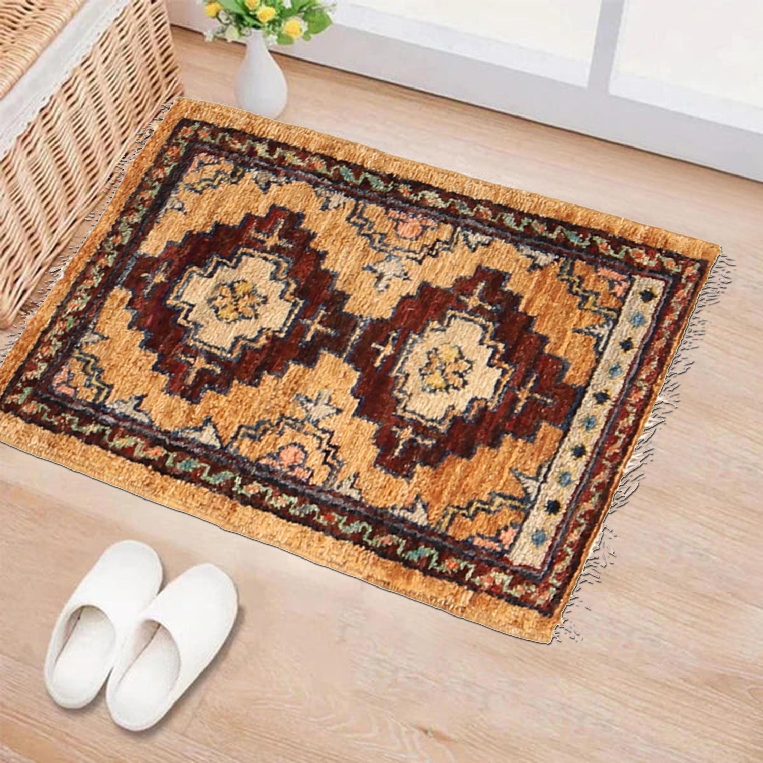 Crimson Diamond Welcome Mat