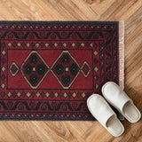 Geometric Chevron Entry Mat