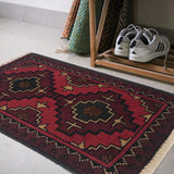 Crimson Diamond Welcome Mat