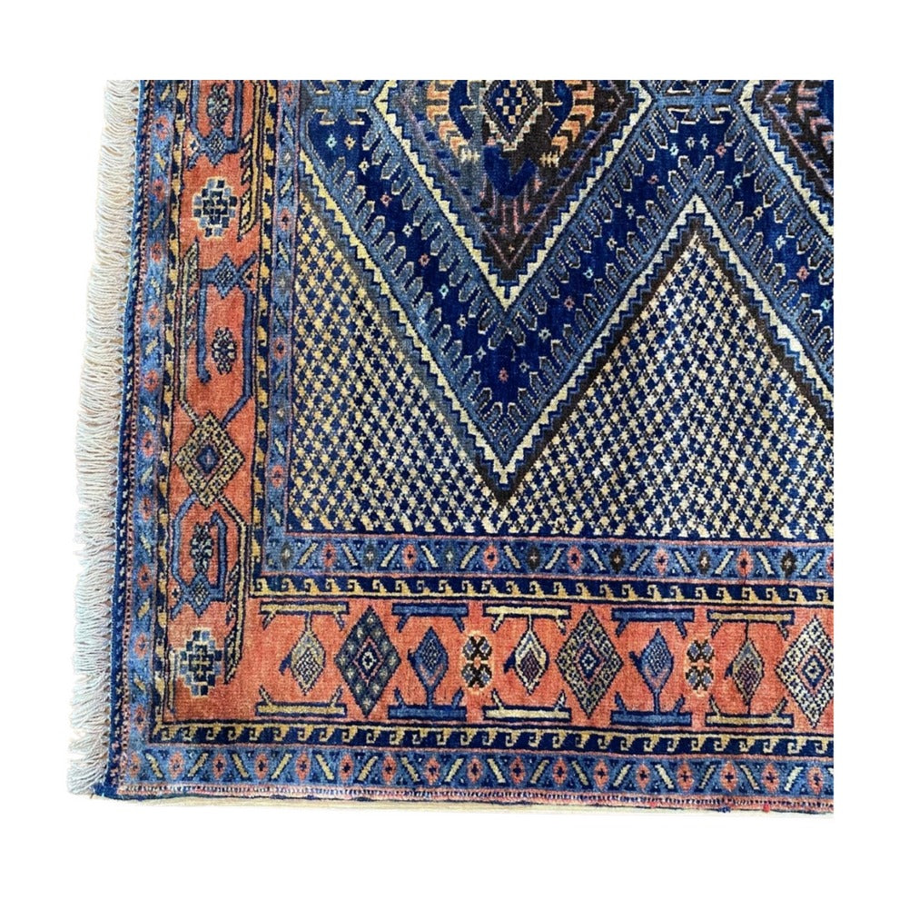 Kazak Handmade Afghan Wool Rug