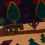 Handmade Tribal Design Rug