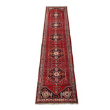 Karajeh Heriz Geometric Medallion Runner
