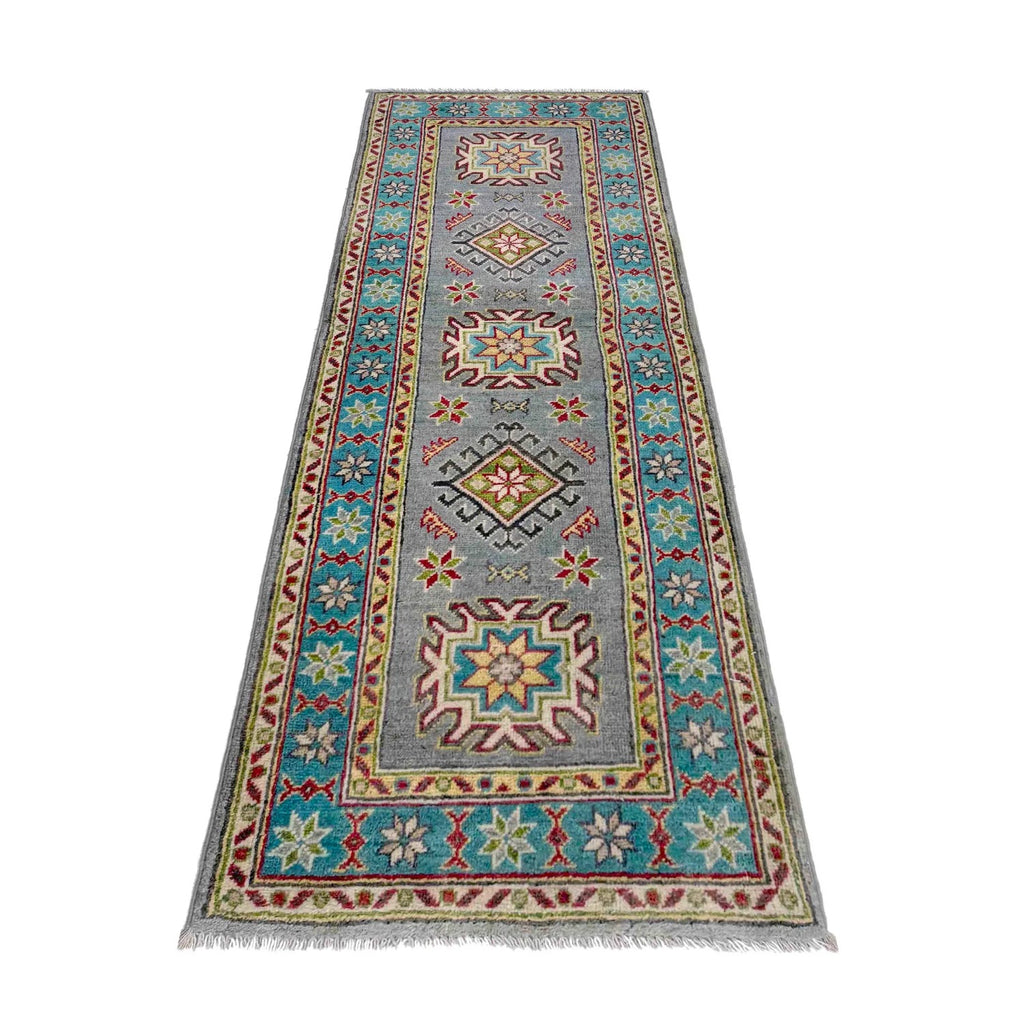 Caucasian Star Medallion Runner Rug
