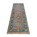 Caucasian Star Medallion Runner Rug