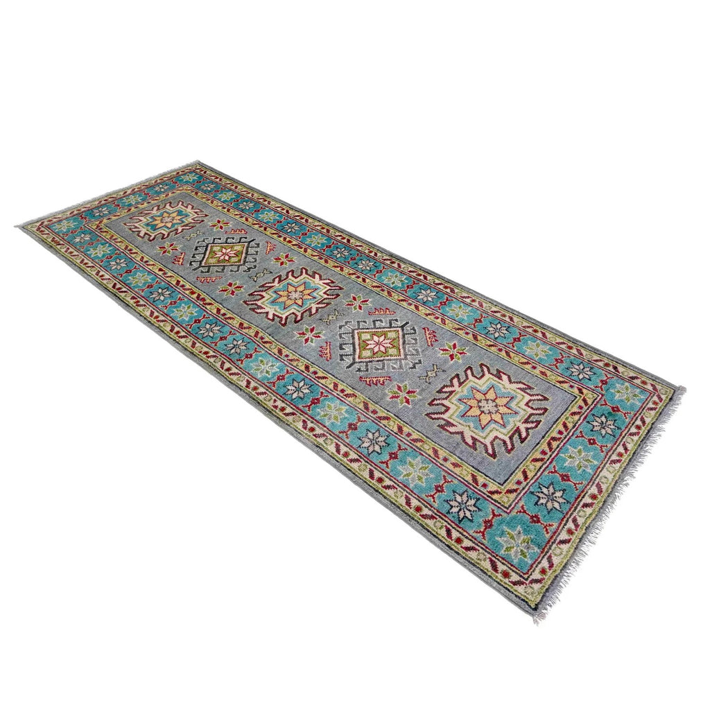Caucasian Star Medallion Runner Rug