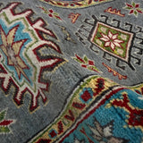 Caucasian Star Medallion Runner Rug