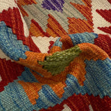 Tribal Diamond Lattice Kilim Runner
