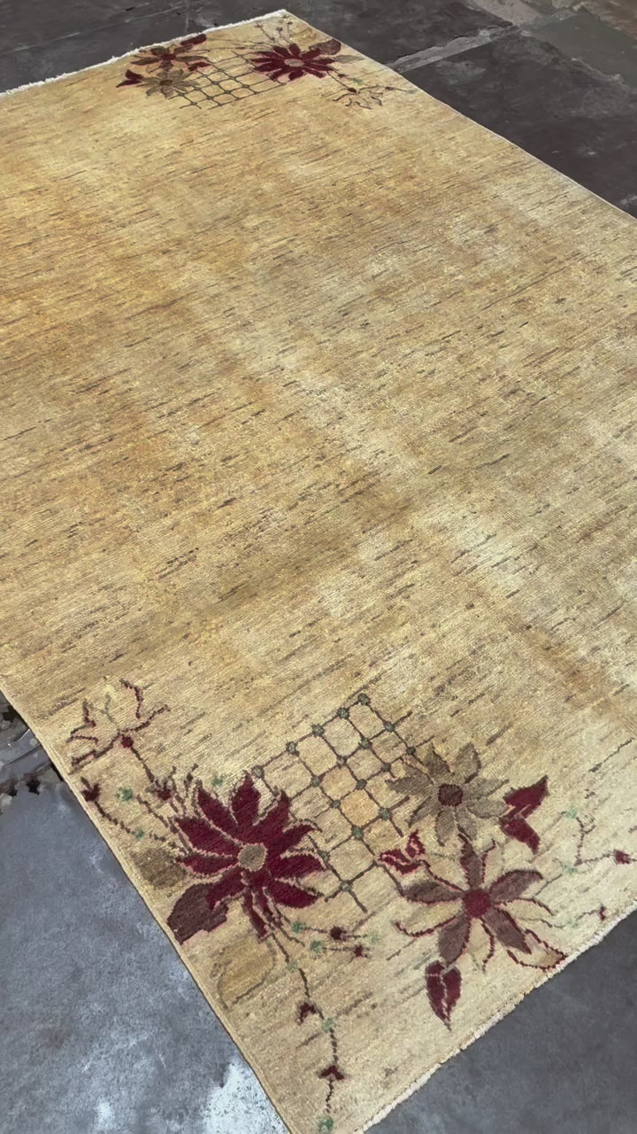 Alabaster Blossom Area Rug
