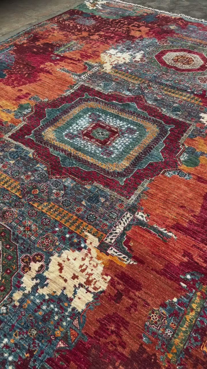 Magma Bloom Area Rug