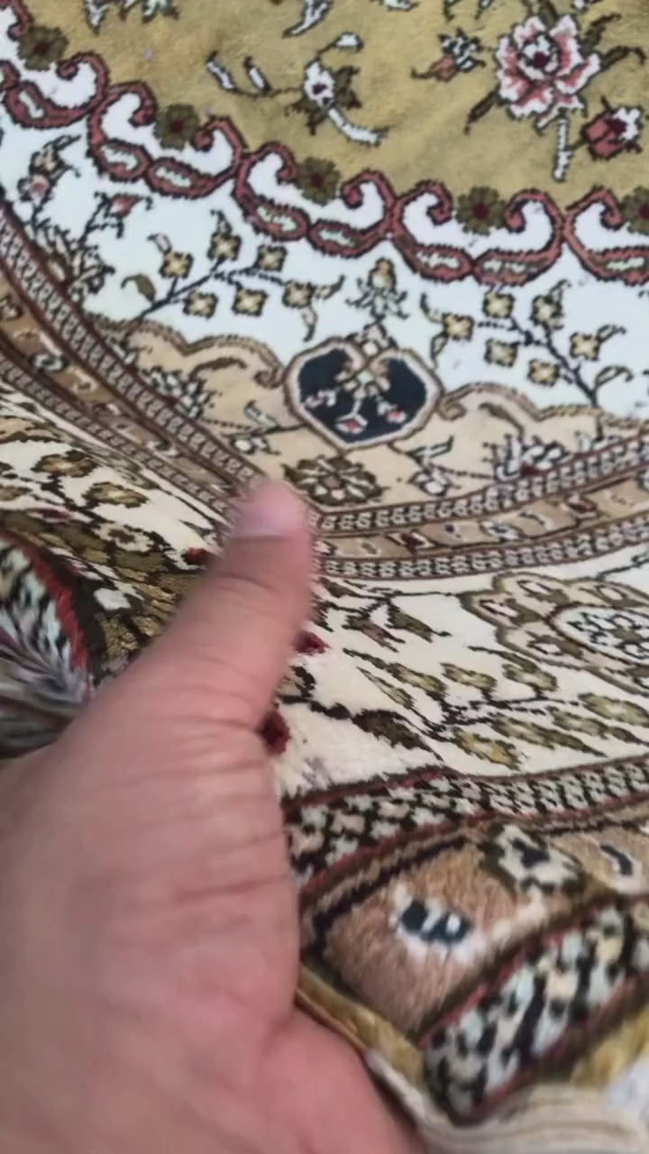 Saffron Sunburst Area Rug